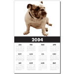 bulldog calendar