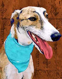 greyhound art