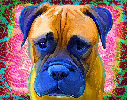 bull mastiff art