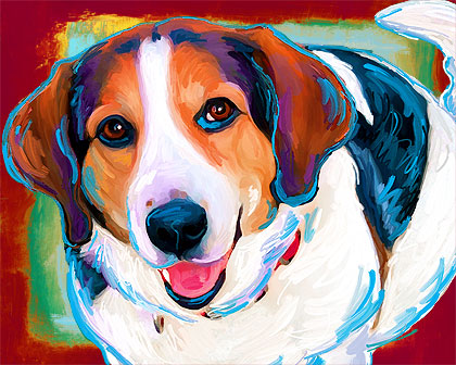 beagle dog art