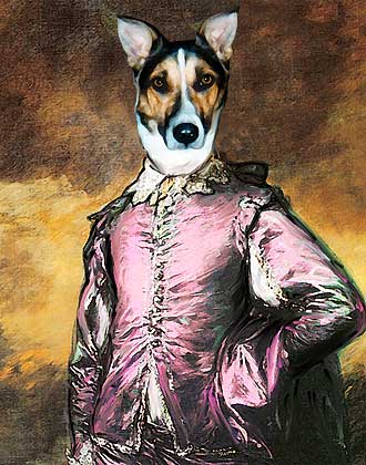 custom dog portrait