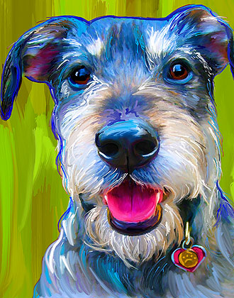 dog terrier art