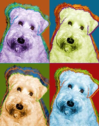 wheaten terrier art